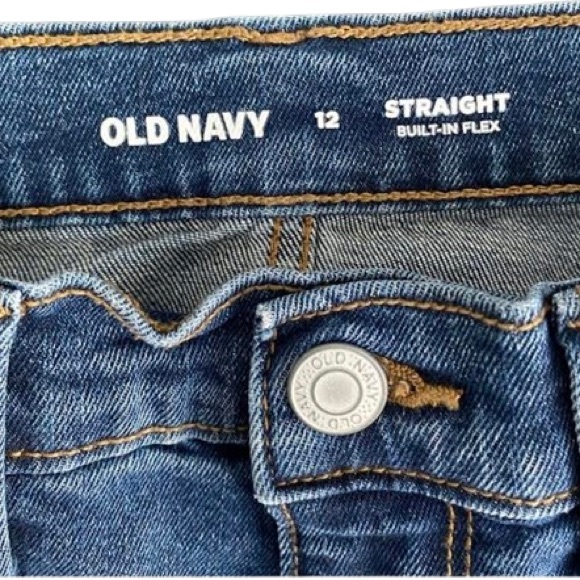 Youth Big Boys Straight Built In Flex Old Navy Jeans - Picture 5 of 9